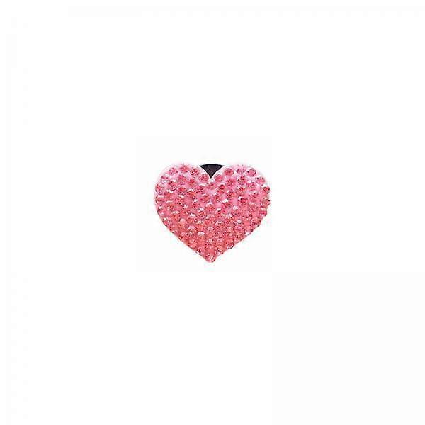 Car Fragrance Diffuser Set with Heart-Shaped Rhinestones
