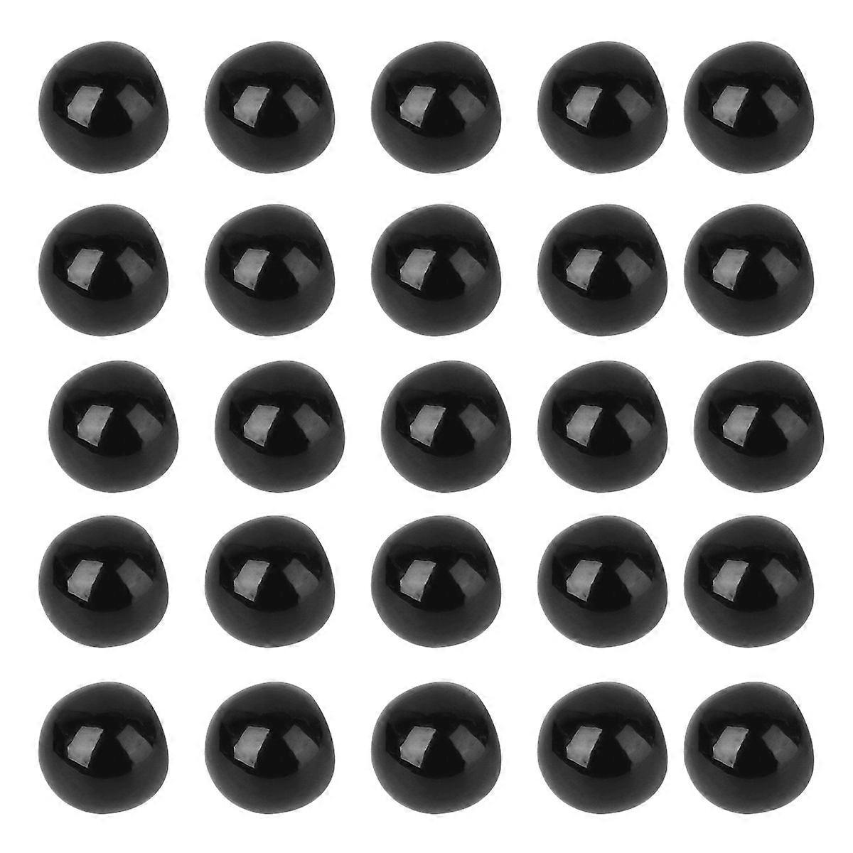50PCS Round Shape Pearl Buckles Colorful Pearl Buttons Creative Buckles (10L)