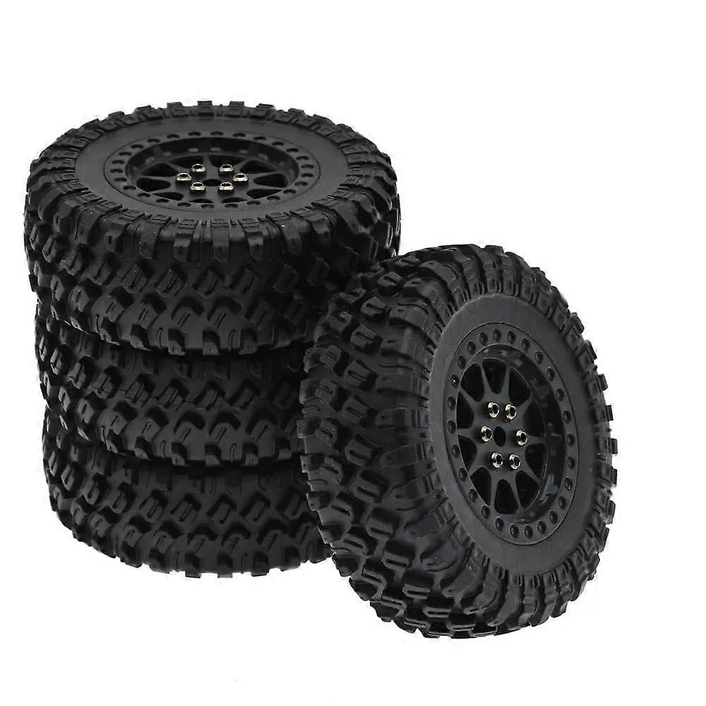 Tire Clamp Wheel For MN D90 D98 D99S MN82, WPL C14 C24 C34 B14 B24 70mm Black RC Car Upgrade Parts