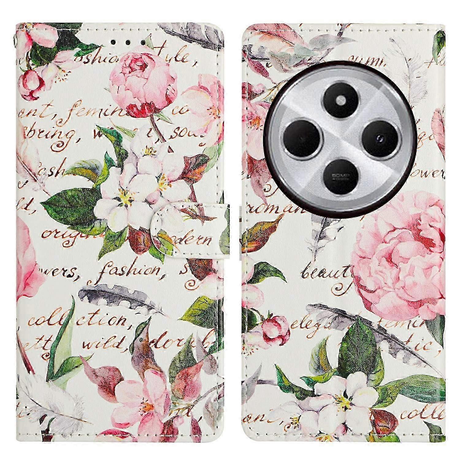 Leather Case For Xiaomi Redmi 14c 4g Redmi A3 Pro 4g Poco C75 4g Pattern Printing Wallet Stand Flip