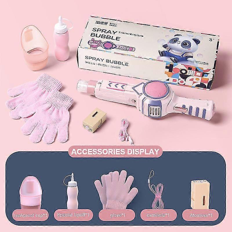 Elastic Smog Bubble Machine Bubble Blower Healthy Smog Bubble Toy for Kids Children