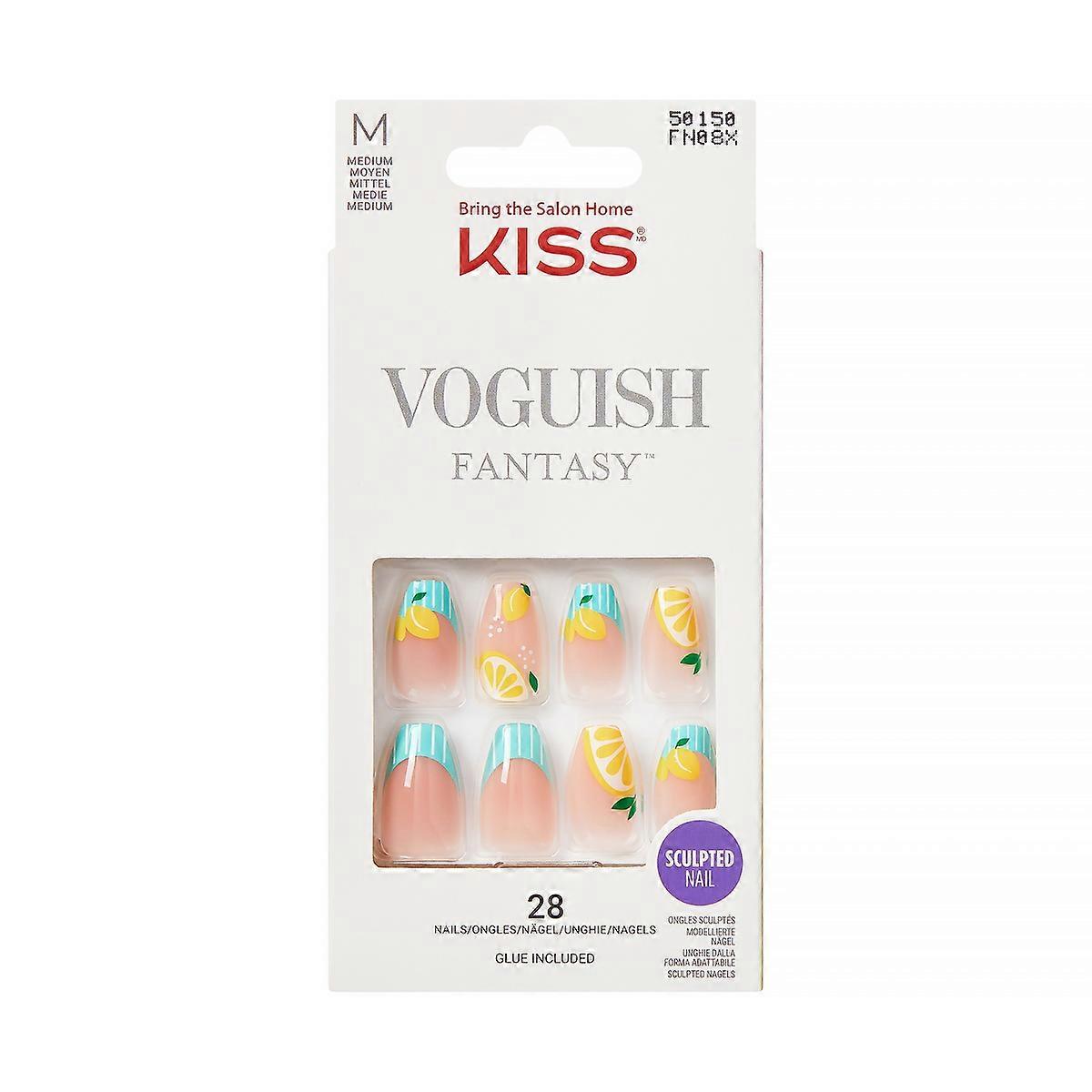 Kiss Products 凝胶幻想假指甲 - 爱是什么 - 31片