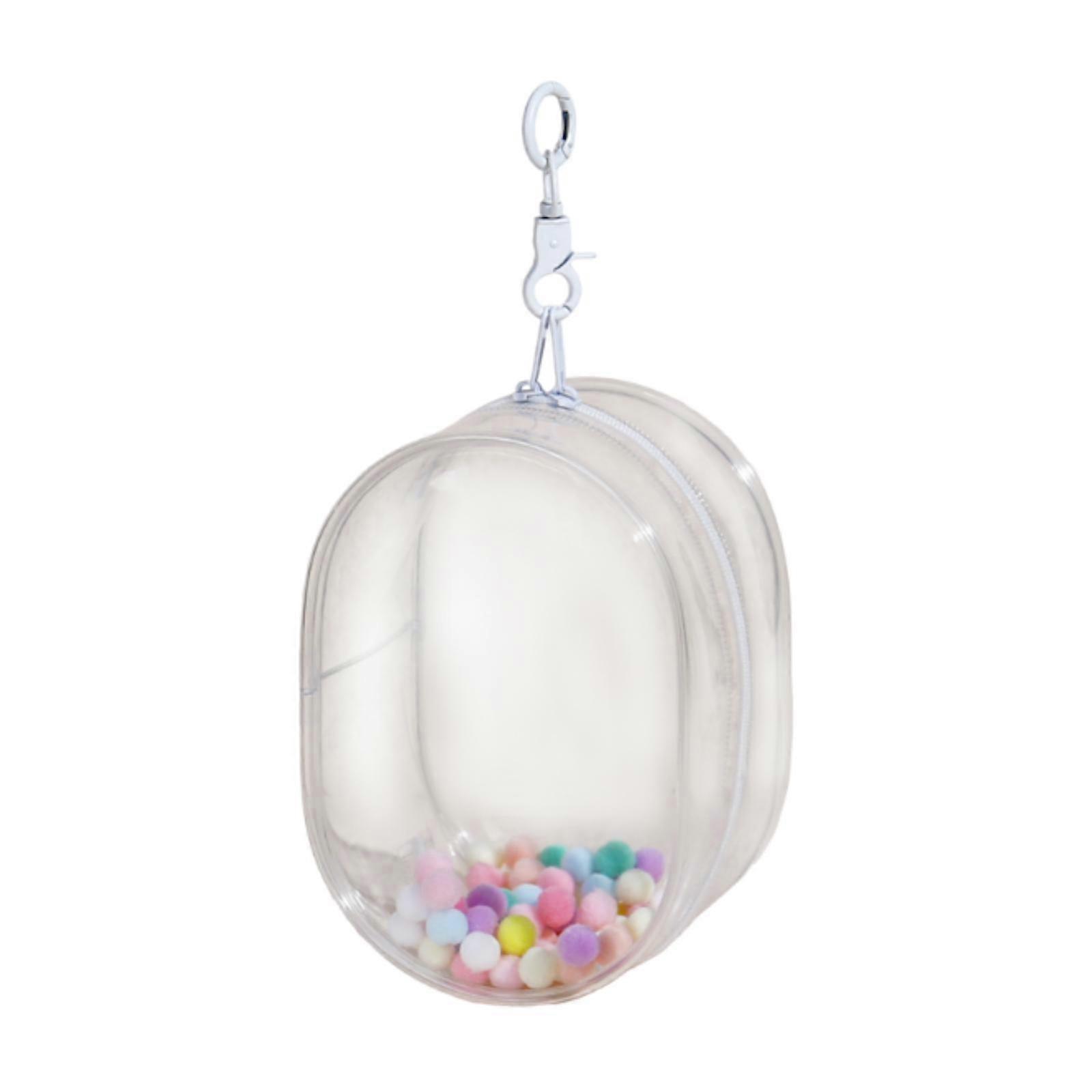 Clear Figure Display Bag Tiny Doll Pouch PVC Small Doll Bag Backpack Decoration