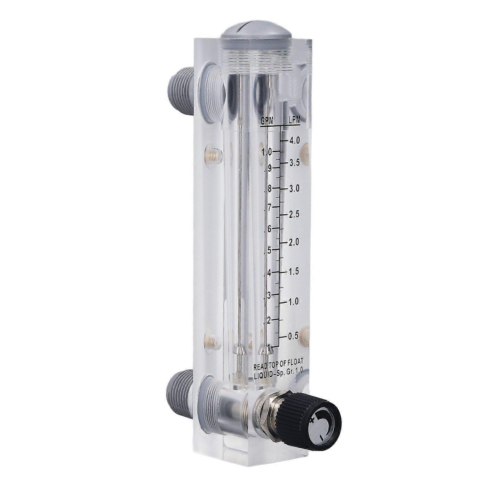 High quality  0.1-1GPM adjustable panel type liquid flow meter (recommended with