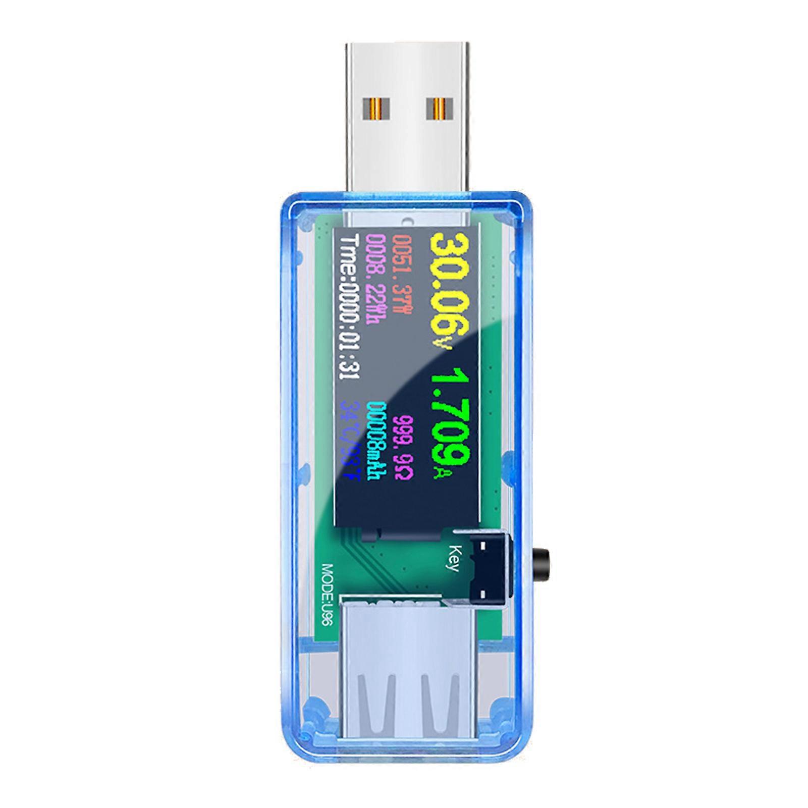 13 in 1 USB Tester Current Voltage Indicator Color LCD Display USB Tester Electric Ammeter Power   Meter Charge DC Digital Multimeter Voltmeter Wattm