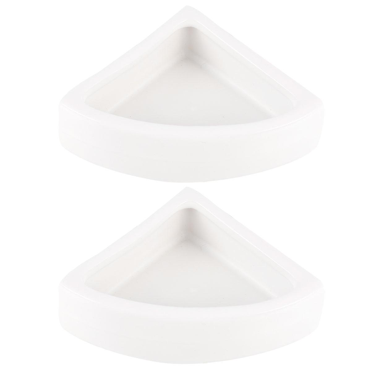 Large Triangle Reptile Food & Water Dish Set (2 Pcs) – Thickened Feeder with Escape Proof Design, Easy Clean and Stable Base for Reptile Supplies