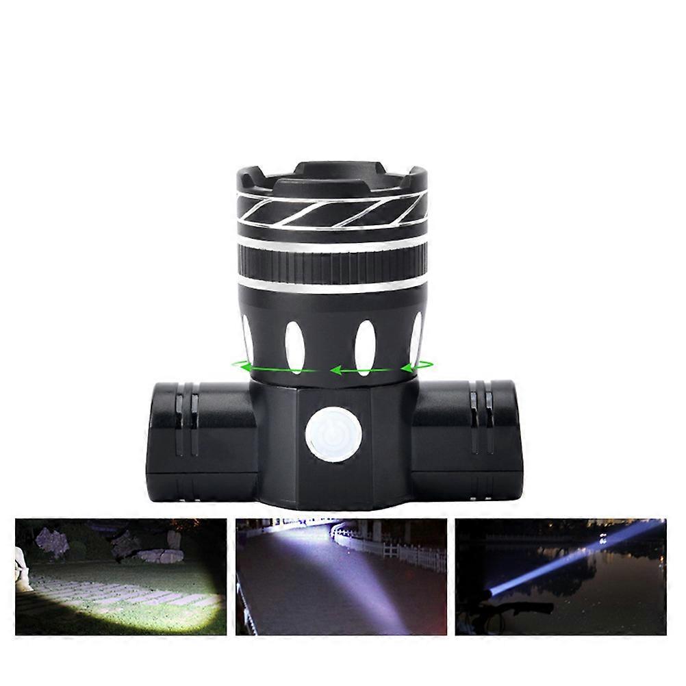 It sounds like you're describing or searching for a **powerful USB rechargeable mountain bike headlight** with multiple light modes suitable for