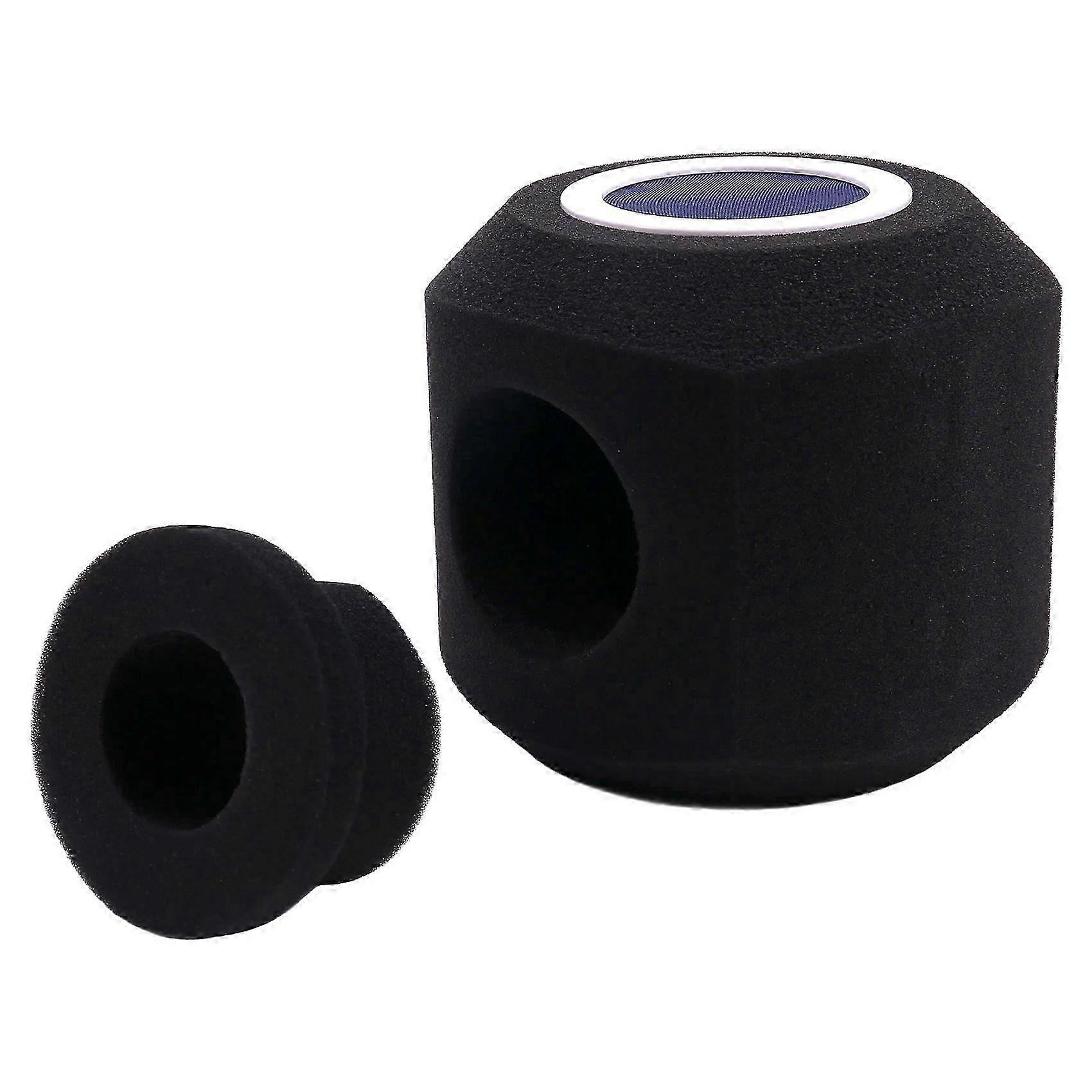 Professional Microphone Wind Filter Shield for Studio Recording - Acoustic Sound-Absorbing Foam Cover