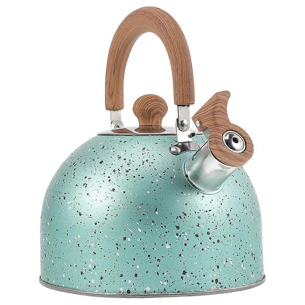 Stainless Steel Whistling Kettle with Comfortable Handle for Stovetop and Household Tea Use