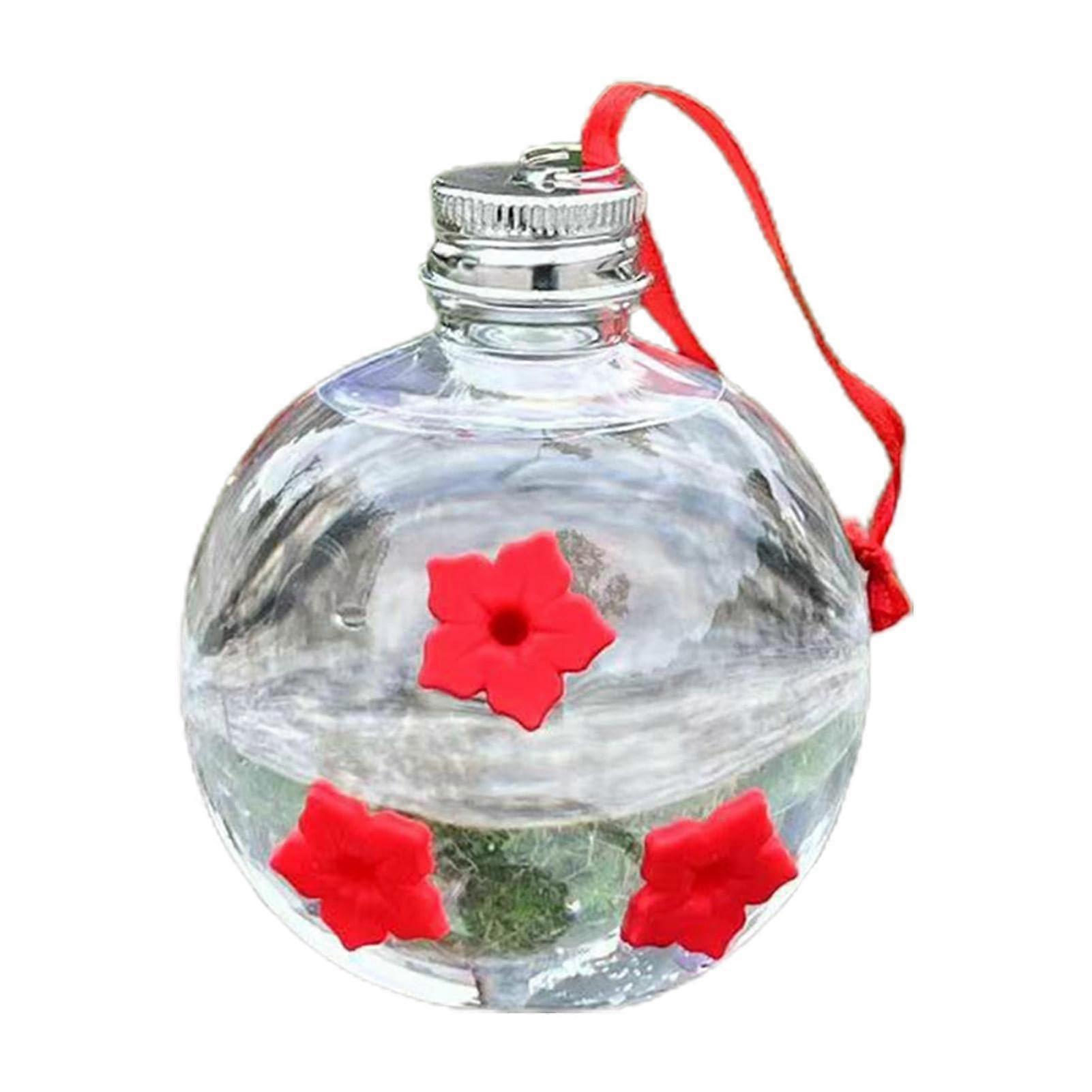 Hummingbird Feeder Garden Bird Feeder, Easy Filling and Cleaning, Hummingbird Feeder in Hummingbird Feeder 3 Feeding Ports for Garden