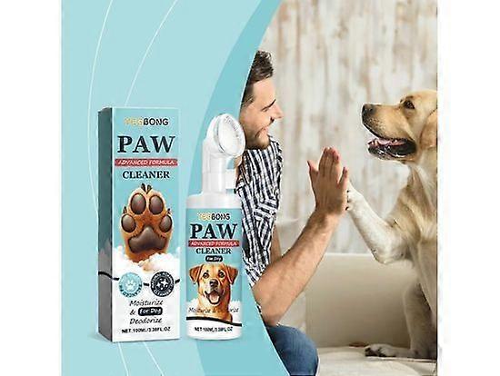 Dog Paw Cleaner for Dogs of Small, Medium, Large Sizes, No-Rinse Foaming Cleanser, Paw Scrubber for Dogs, Moisturize and Deodorize
