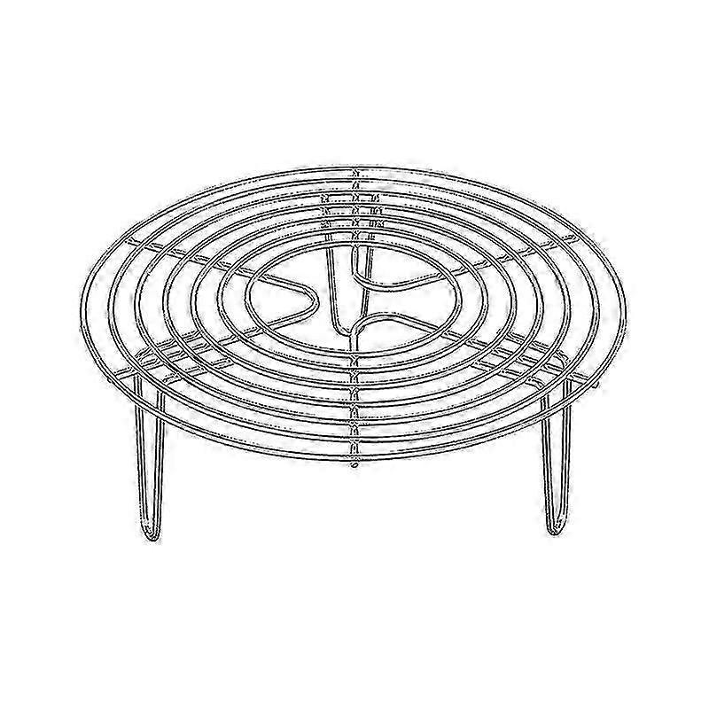 Support de rack à vapeur robuste en acier inoxydable panier multifonction Rack d’autocuiseur