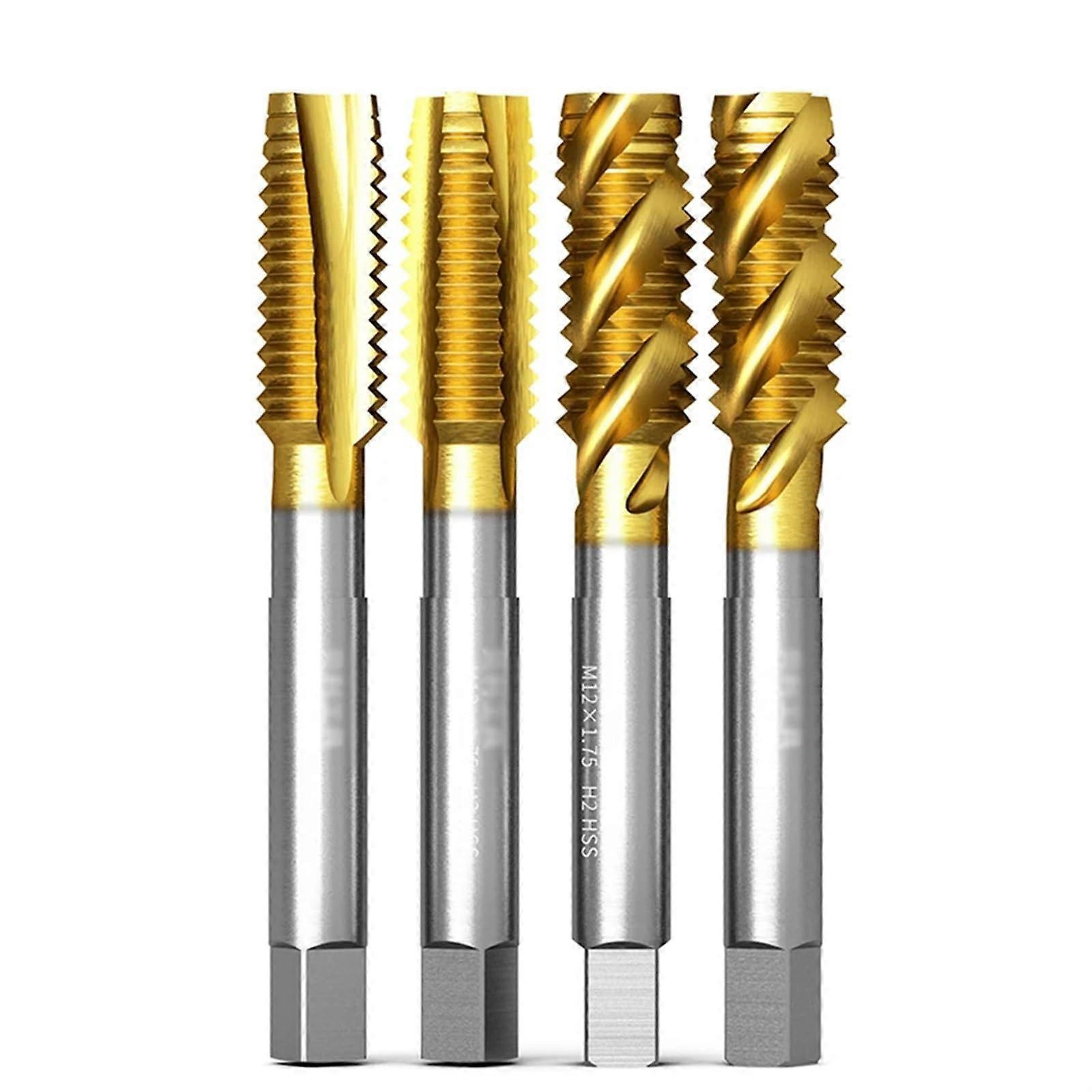 HighSpeed Steel Plating Machine with Tap Spiral Tip Tap M3 M4 M5 M6 M8 M10 Stainless Steel Special Tapping Drill Tools 1Pcs(Tip tap 2.5mm)