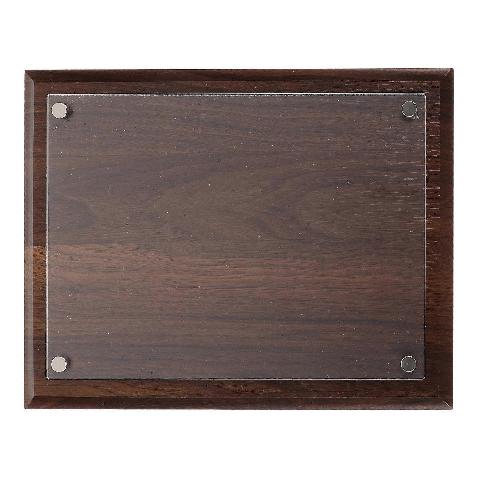 Dark Brown Acrylic Photo Frame for Photos and Home Decor Easy to Replace Pages 1 Pc