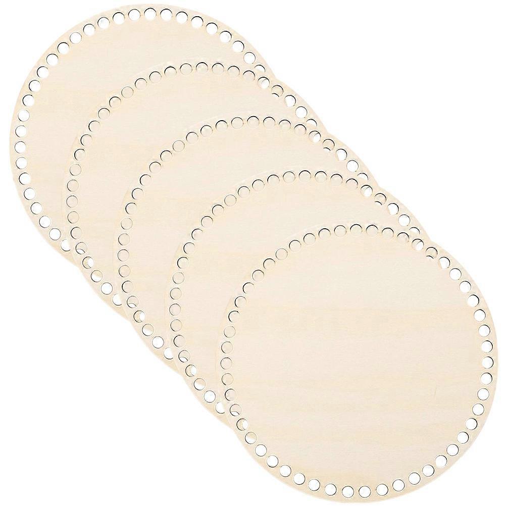 Wood Base Shaper for Crafting Durable and Stylish Crochet Baskets