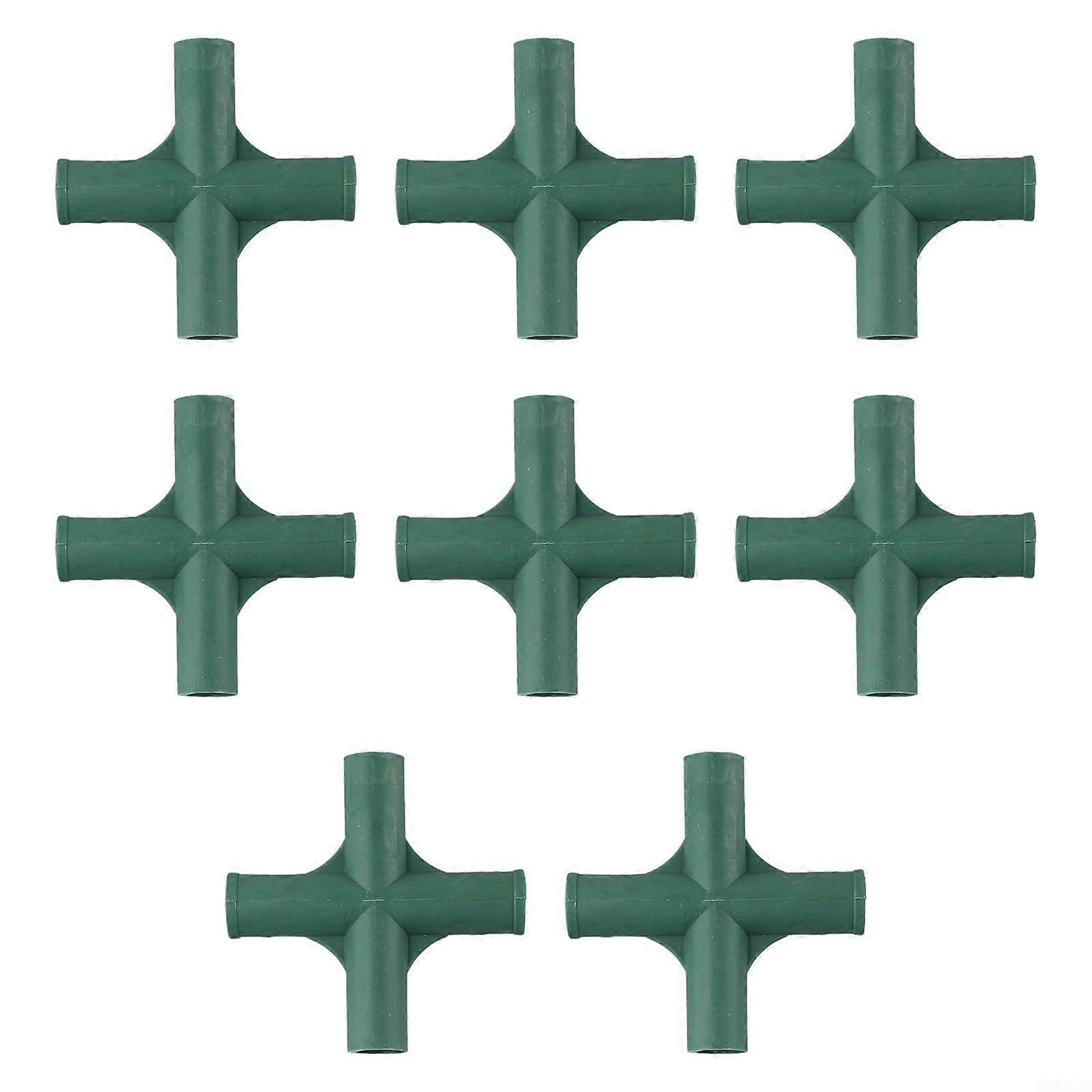 Reliable greenhouse frame connectors, 19 mm fittings for stable hold in stormy weather (No. 2), 8 pieces 2