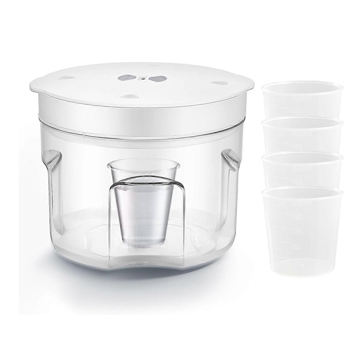 Resin Bubble Remover, 2L 99.9% Bubble Removal in 5Min, Vacuum Degassing for Epoxy Resin,Crafts EU P