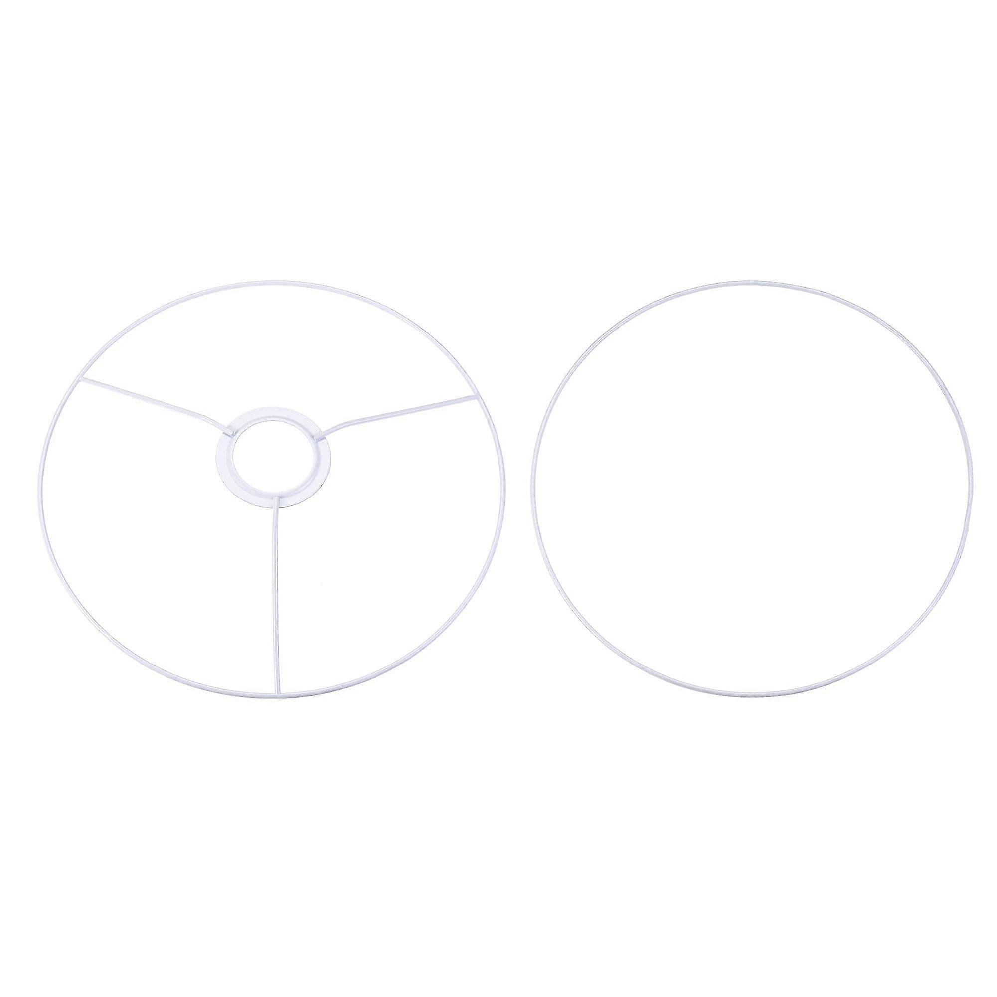 Lampshade Ring 250mm Diameter for E26/E27 Lamp Holder - Baked Coating Iron Lampshade Holder Frame