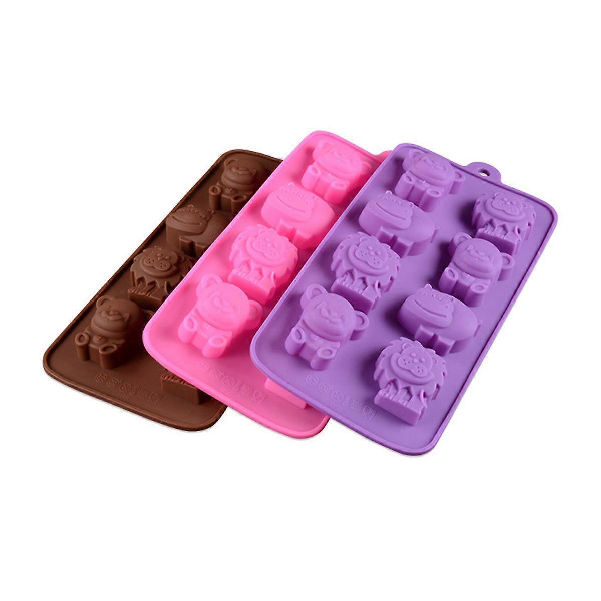 Baking Silicone Molds Chocolate Shaping Animal Shaped Dessert Mold present Boxes 1Pack