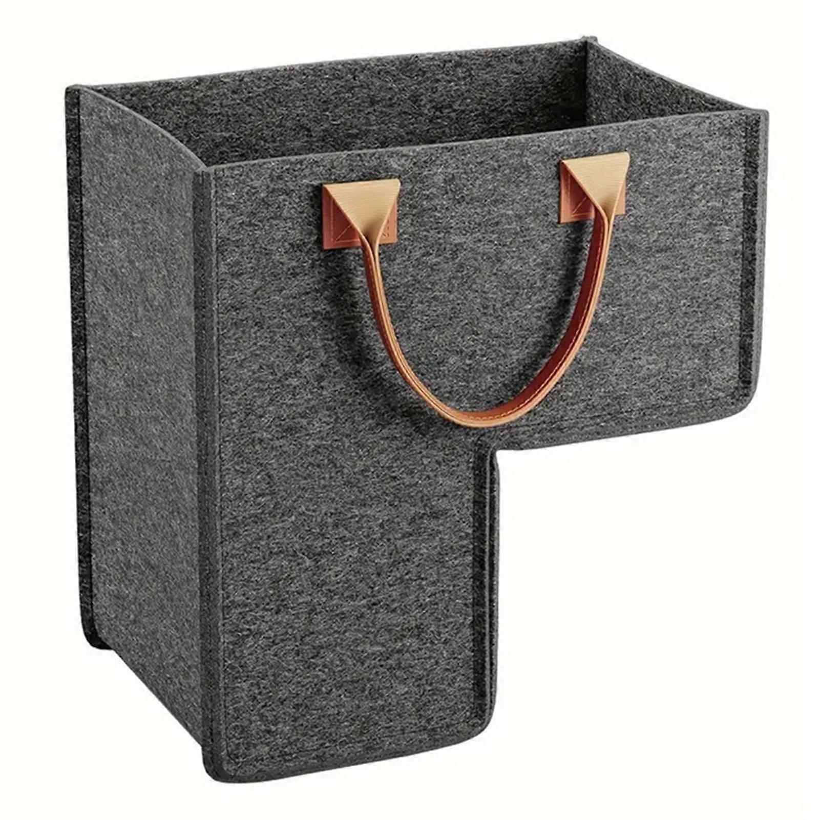 Storage container for stairs: durable stair holder, compact shoe rack, multifunctional space guard Design of the structured laundry basket, incl