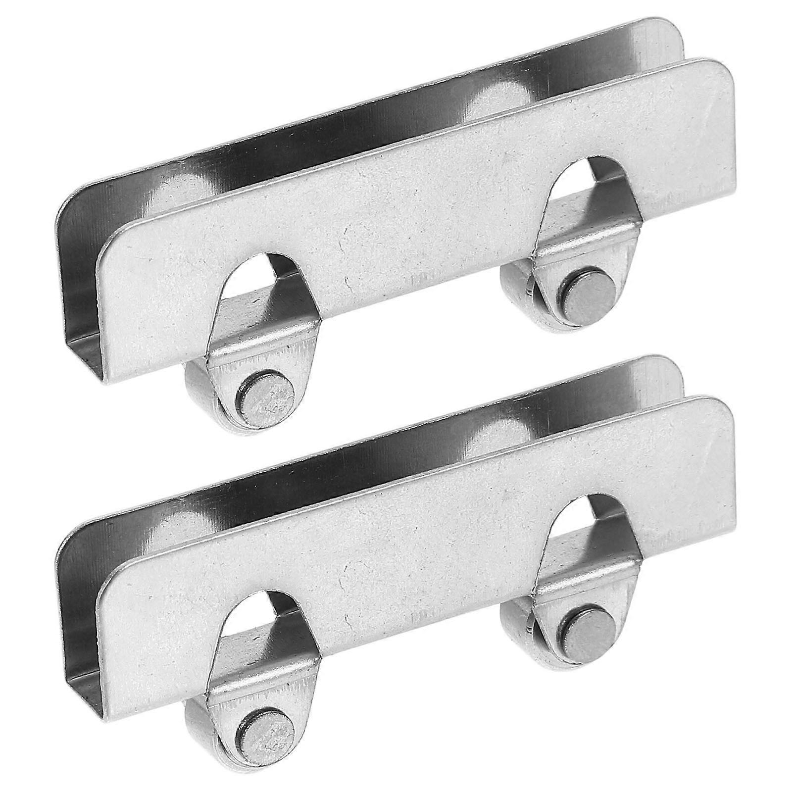 Sliding Door Wheel Replacement Kit For Cabinet Doors High Load Capacity Ideal For Daily Use Iron 4.60X1.90X0.70CM 2Pcs