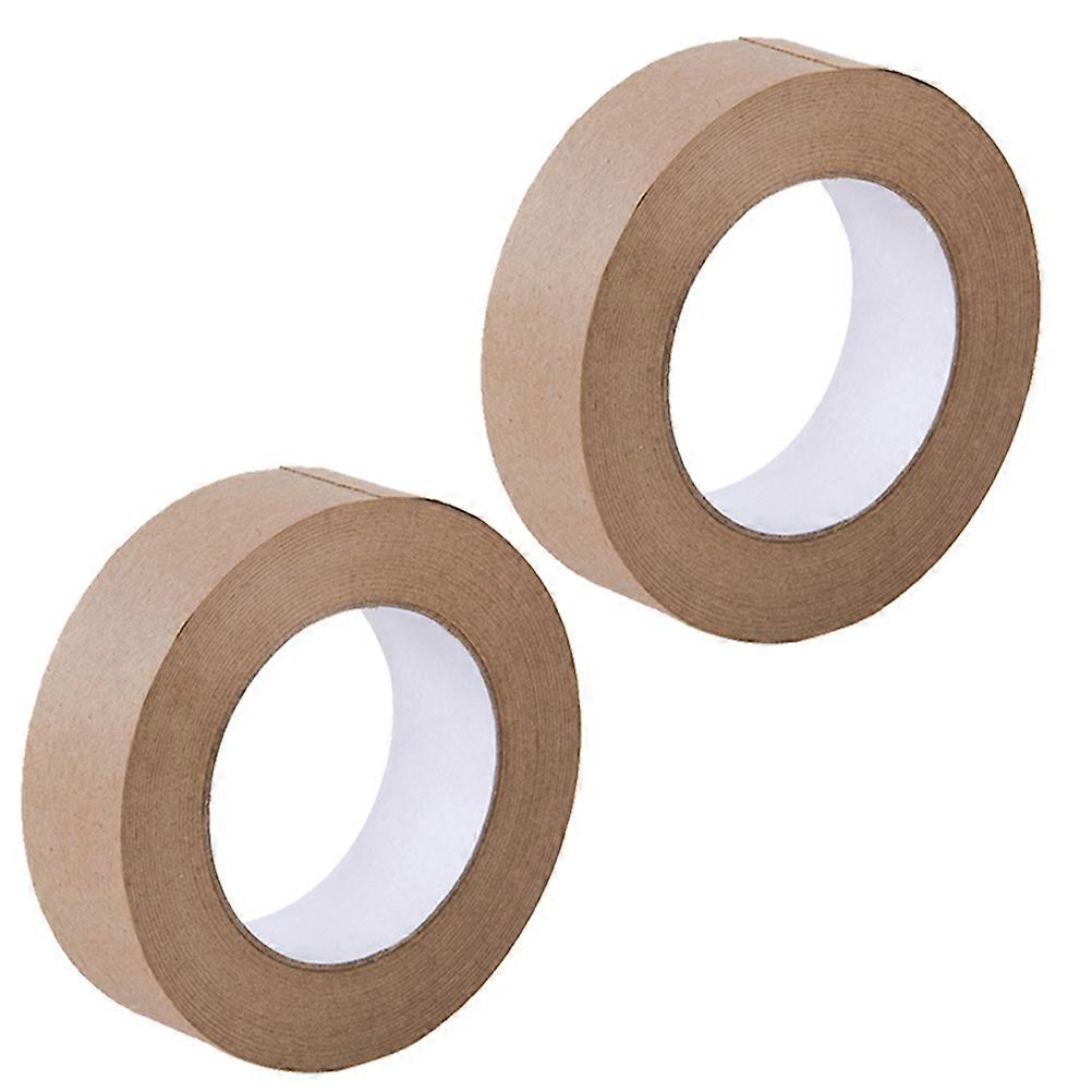 Packing Tape Carton Sealing Tape Writable Kraft Paper Simple Design For Diy Projects 2Pack