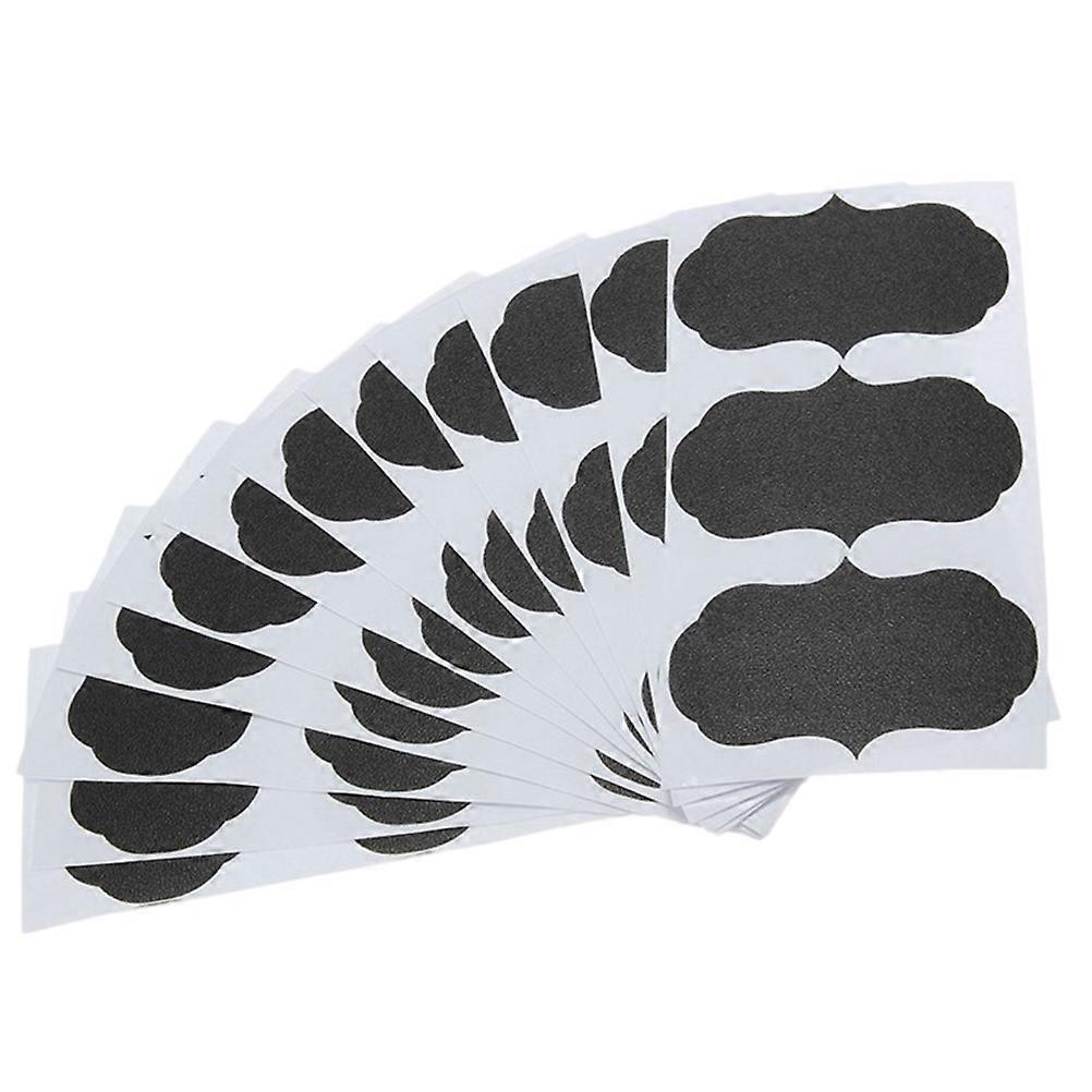 Bottle Label Stickers Rectangular Adhesive Marking Labels for Home Use 36Sheets