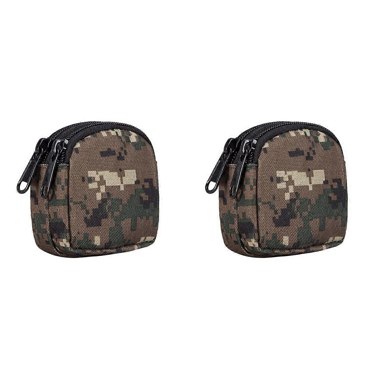 (Dual Layer Pockets)Nylon Outdoor ( Digital Camo)
