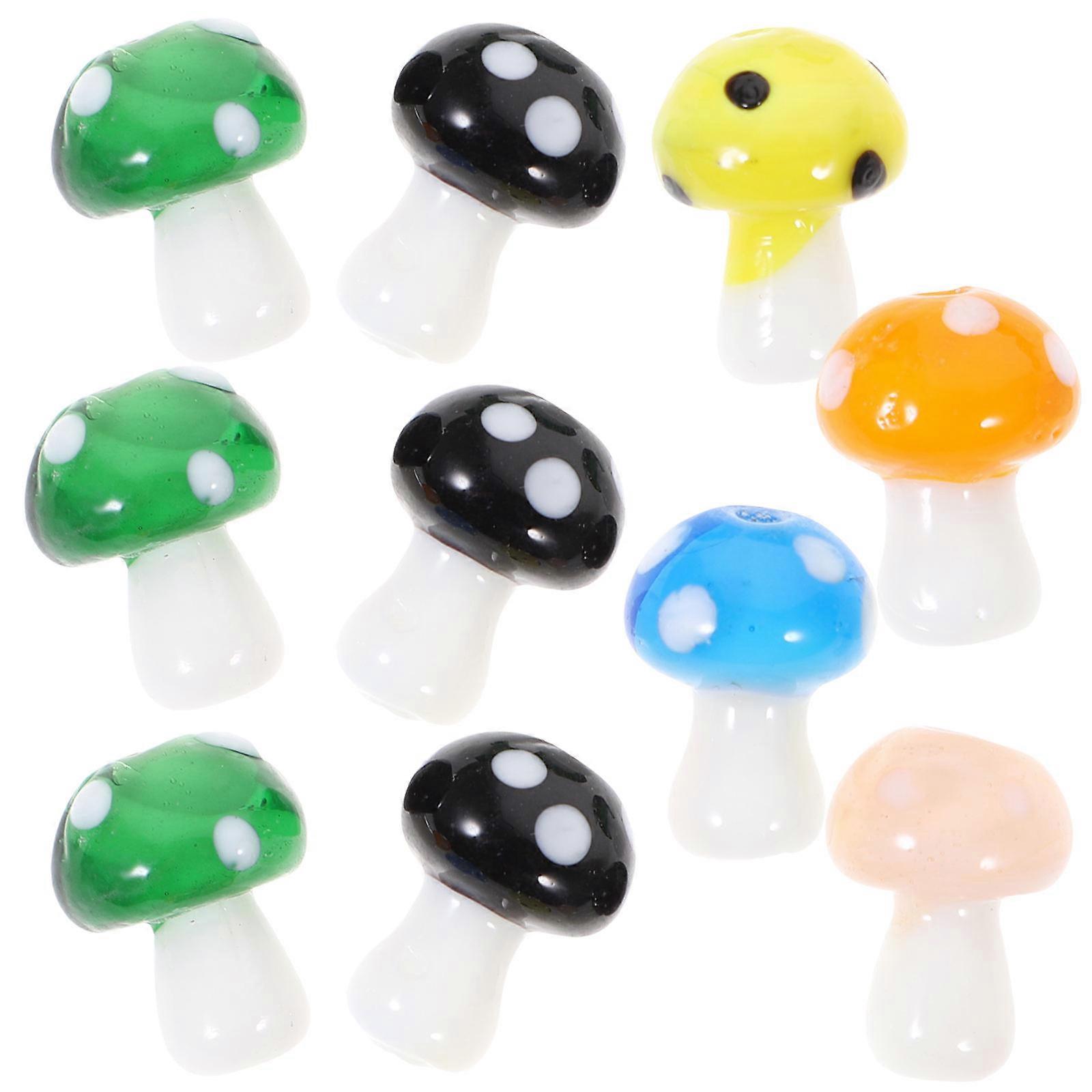 Spacer Beads Craft Making Loose Beads Assorted Color 1.9X1.4Cm 10Pcs
