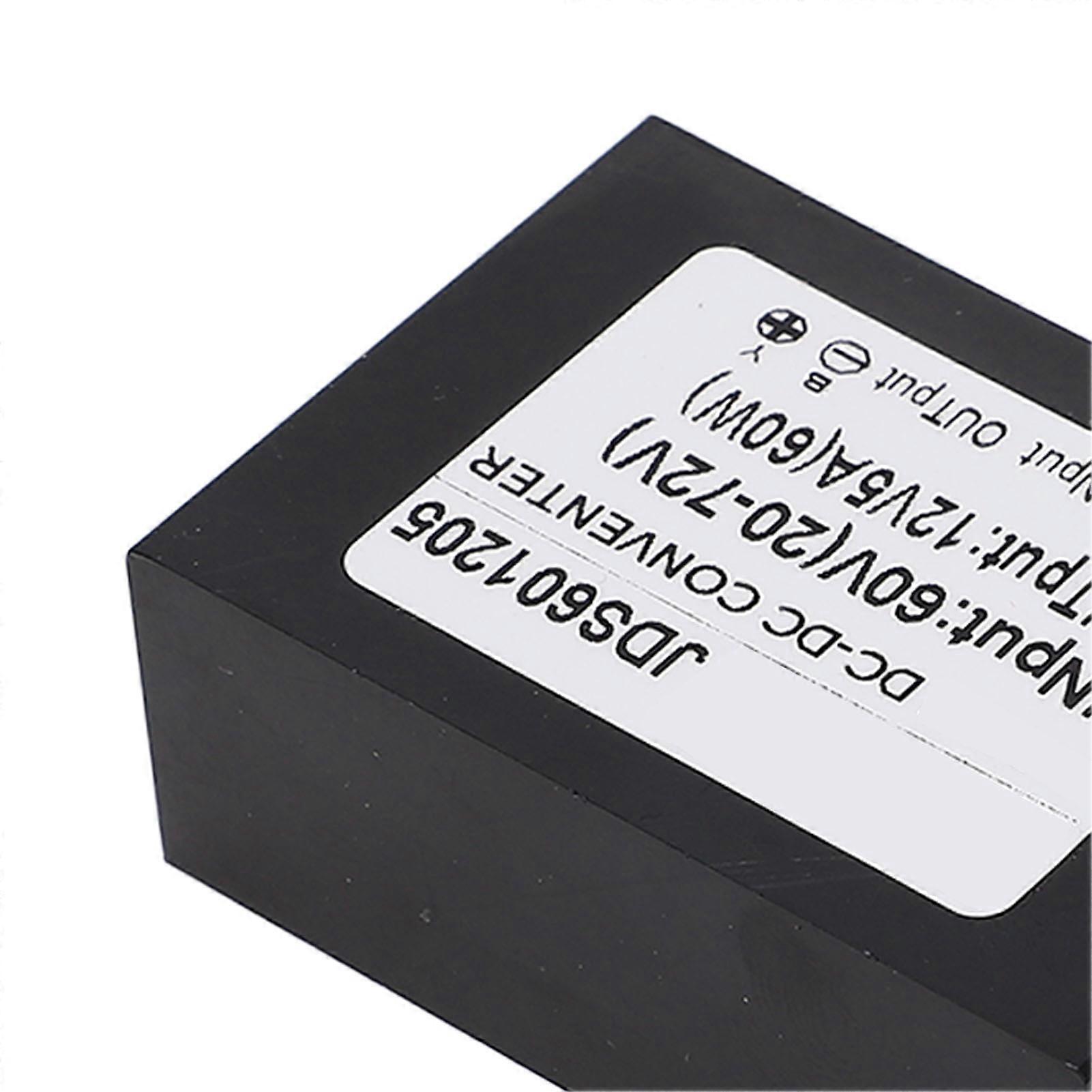 Adjustable Step-Down DC to DC Converter 60V (20-72V) to 12V 5A, PP Housing, Epoxy Resin Power Supplies