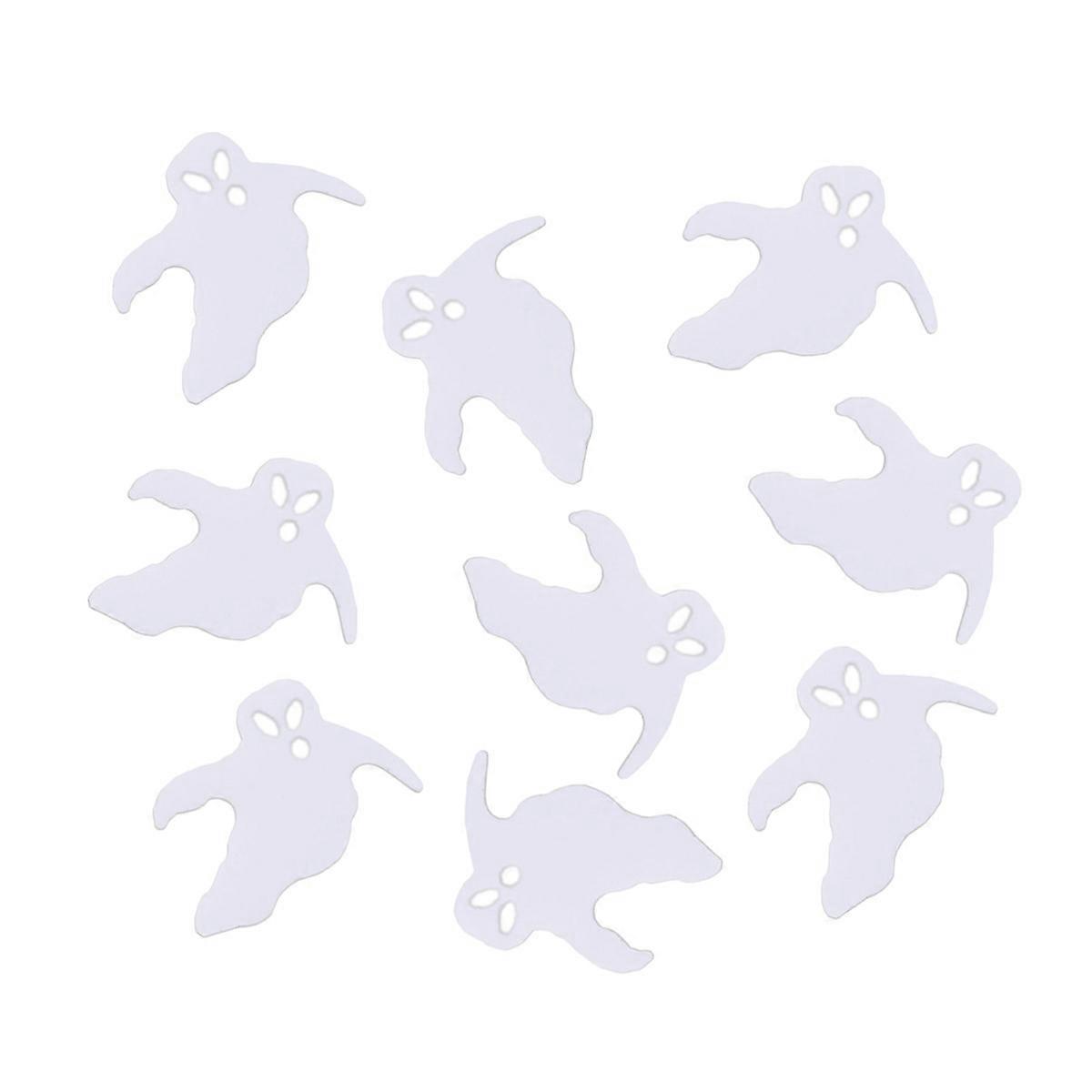 Halloween Confetti Paper 1Pack 30g Spooky Ghost Cuttings White for Table Throwing and Party Decorations in Various Occasions