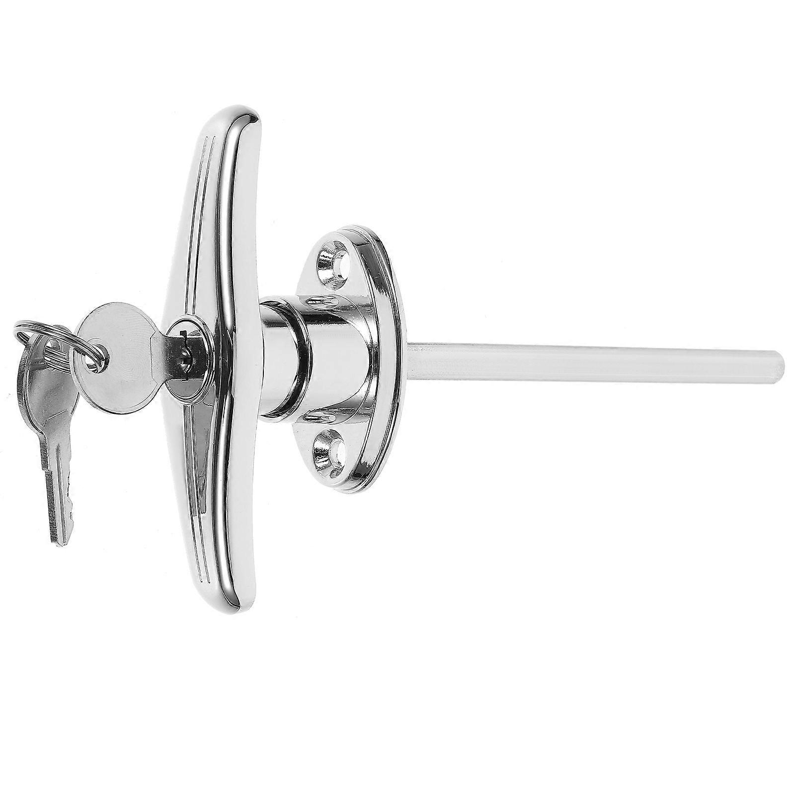 Bedroom Door Lock Replacement Part T-Shaped Simple Structure Personal Safety Home Replacement 1Pcs