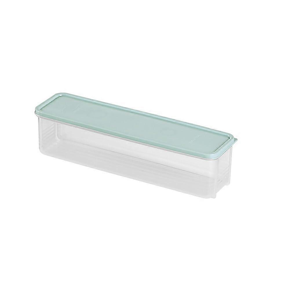 Modern Simple Large Pasta Storage Box Food Container Square Design Light Blue Kitchen Organizer