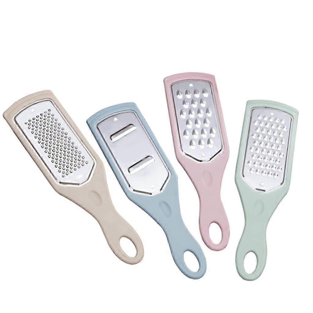 Food Grater Cheese Grater Set of Four Flat Hand Graters for Easy Storage, Quick Use, and Torn Cheese Preparation