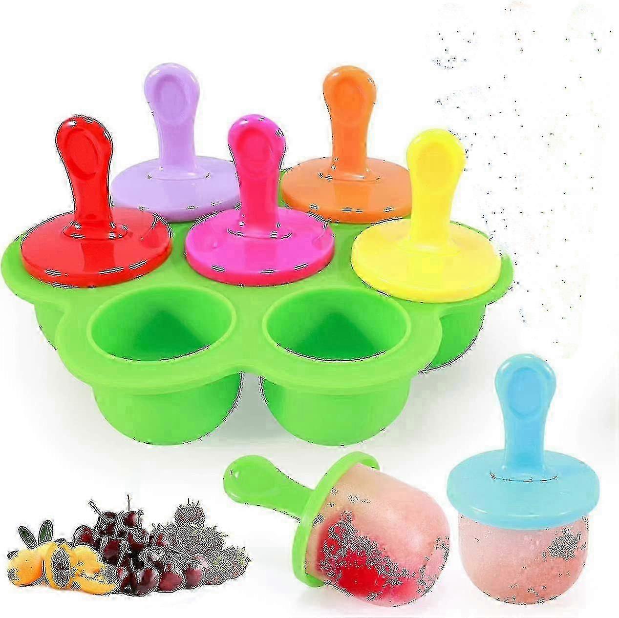 Silicone Ice Cream Mold - Creative DIY Homemade Ice Cream and Disassemblable Lollipop Popsicle Mold