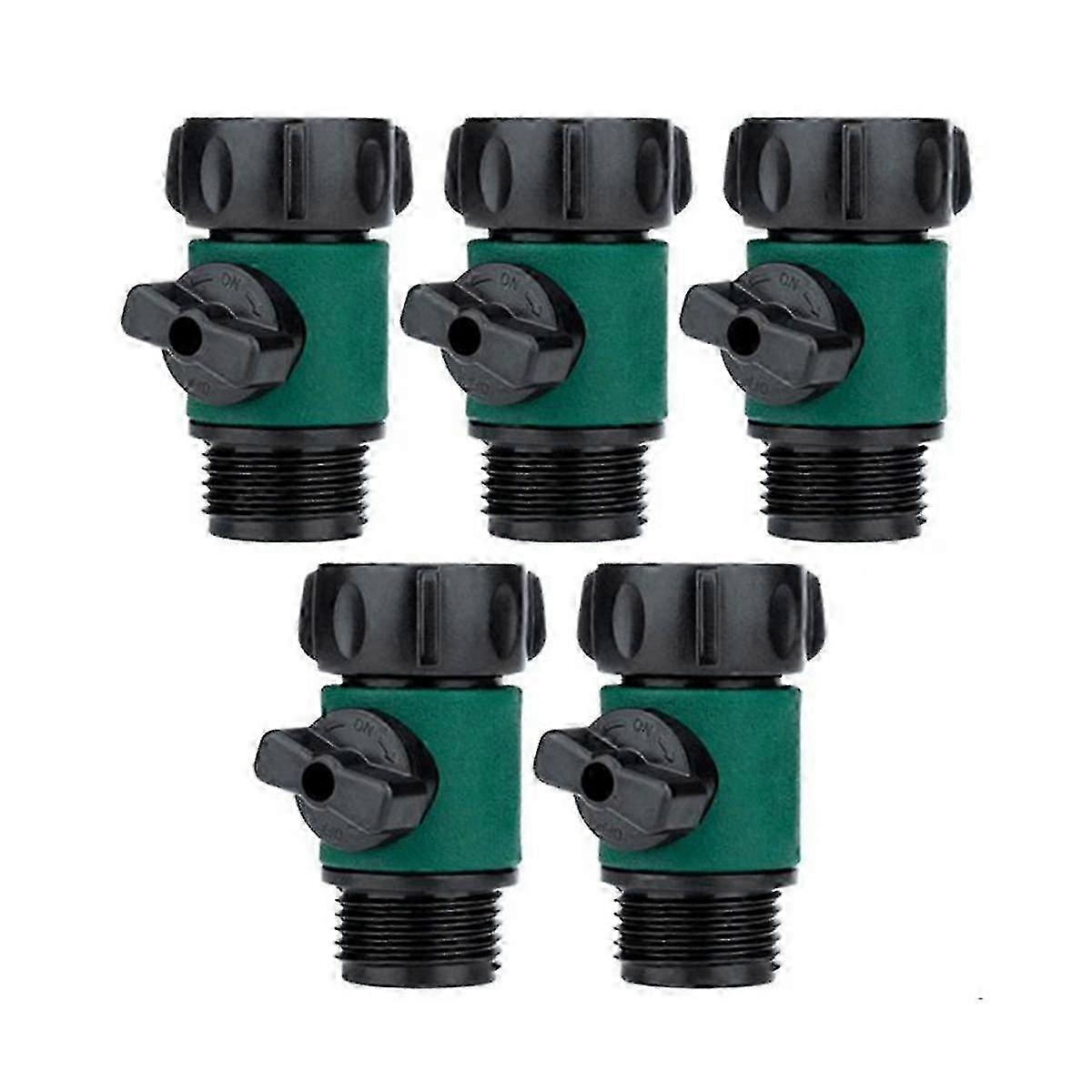 Plastic Water Pipe Shutoff Valve for Garden Hose Connection Fitting