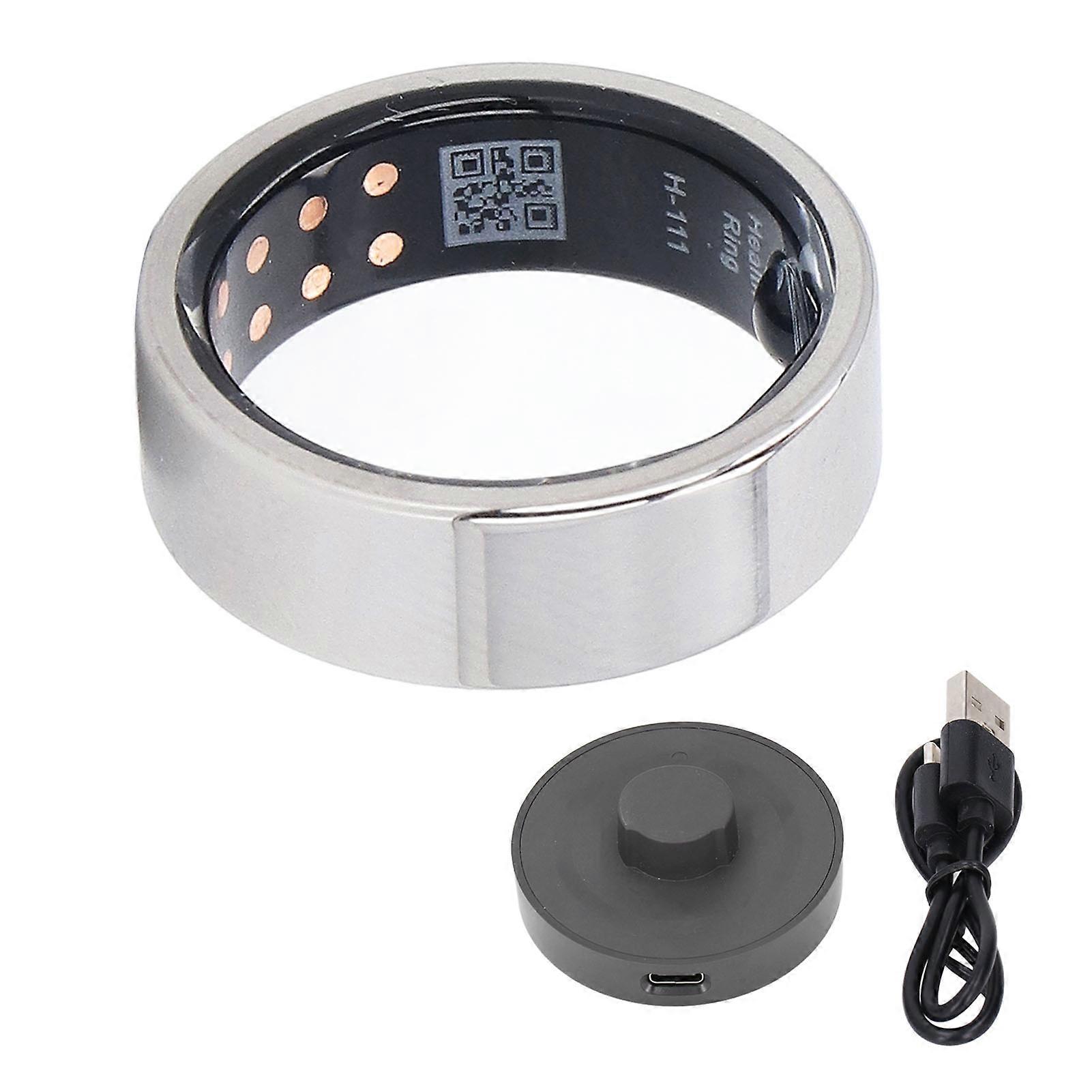 Smart Ring Size 7: Lightweight Body Temperature and Sleep Monitoring with Wireless Charging