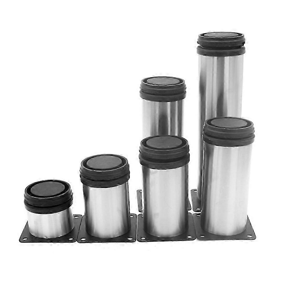 Säädettävät kaapin jalat ruostumaton teräs keittiöjalat pyöreät jalustapidikkeet