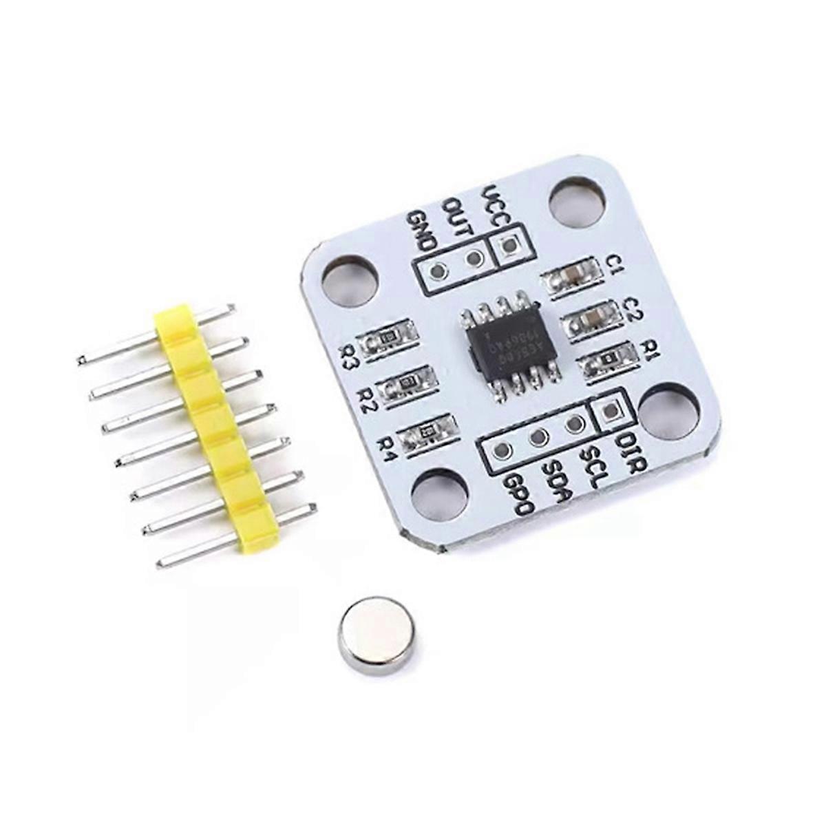 AS5600 Magnetic Encoder Magnetic Induction Angle Measurement Sensor Module 12bit High Precision wit