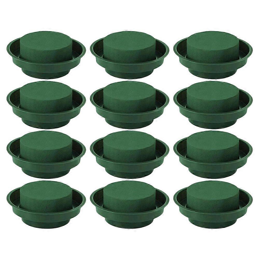 Floral Arrangements Bowl Round Floral Foams Flower Arrangement 12x8cm Simple Design 12Set