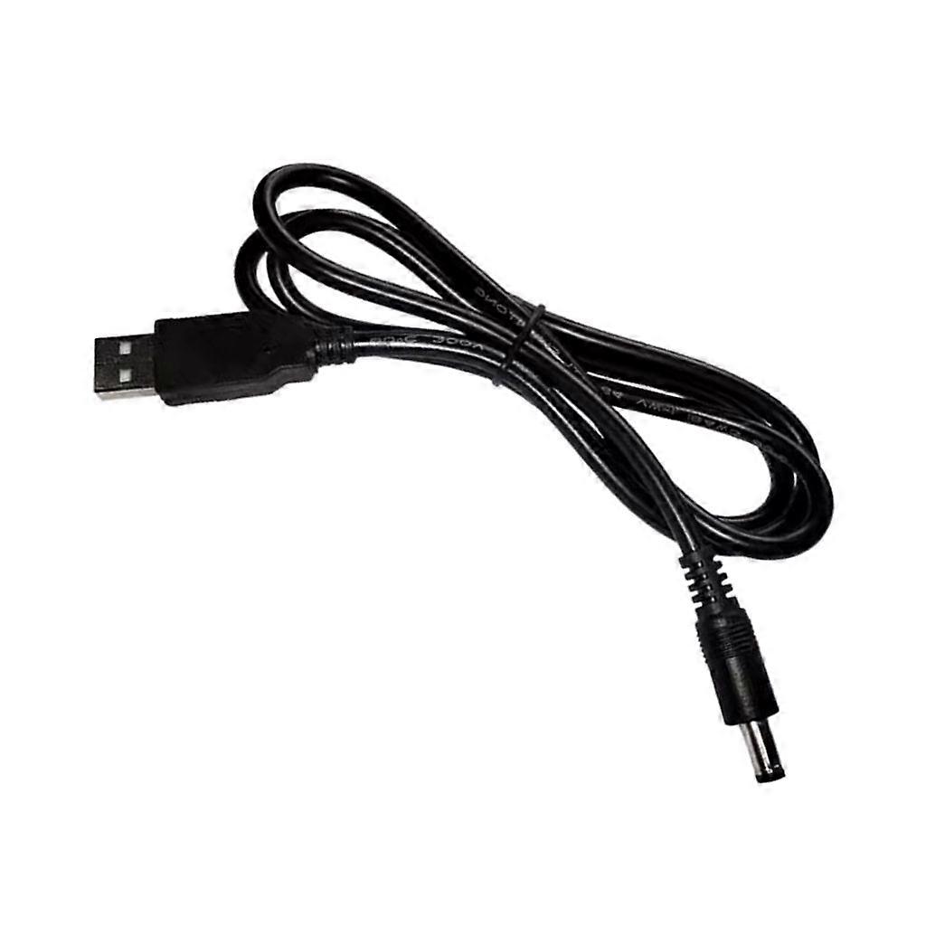USB to DC5521 Charging Cable 5.5x2.1mm Tip Splitter Power Cord For Electronics