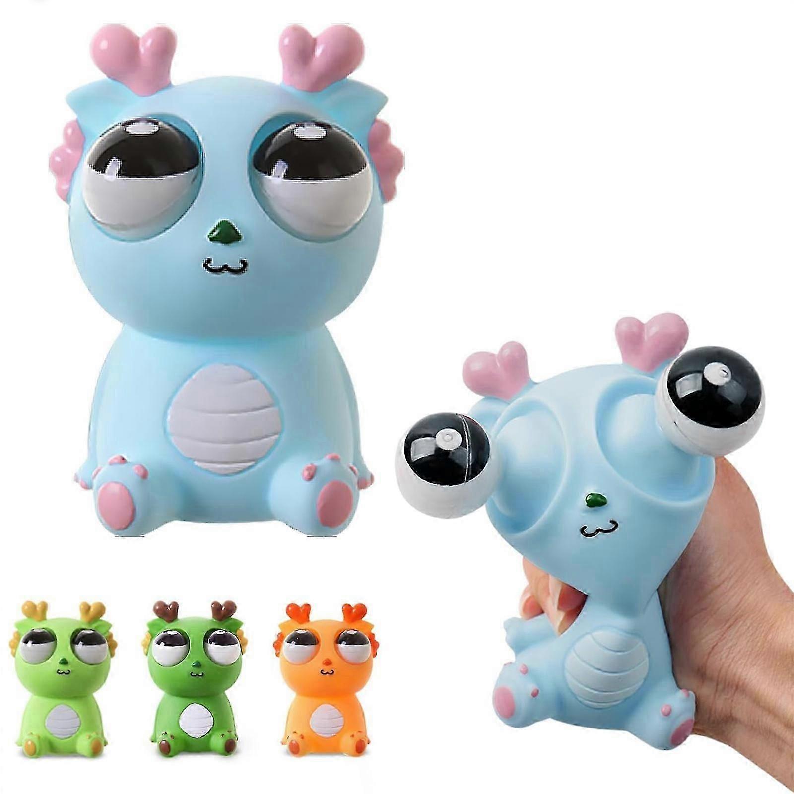 Eye -Popping Dragon Toys, Decompress Toys- Squeeze Toys to Relieve Stress and Anxiety, Pop Out Eyes to Relieve Stress and Squeeze Stress Toys