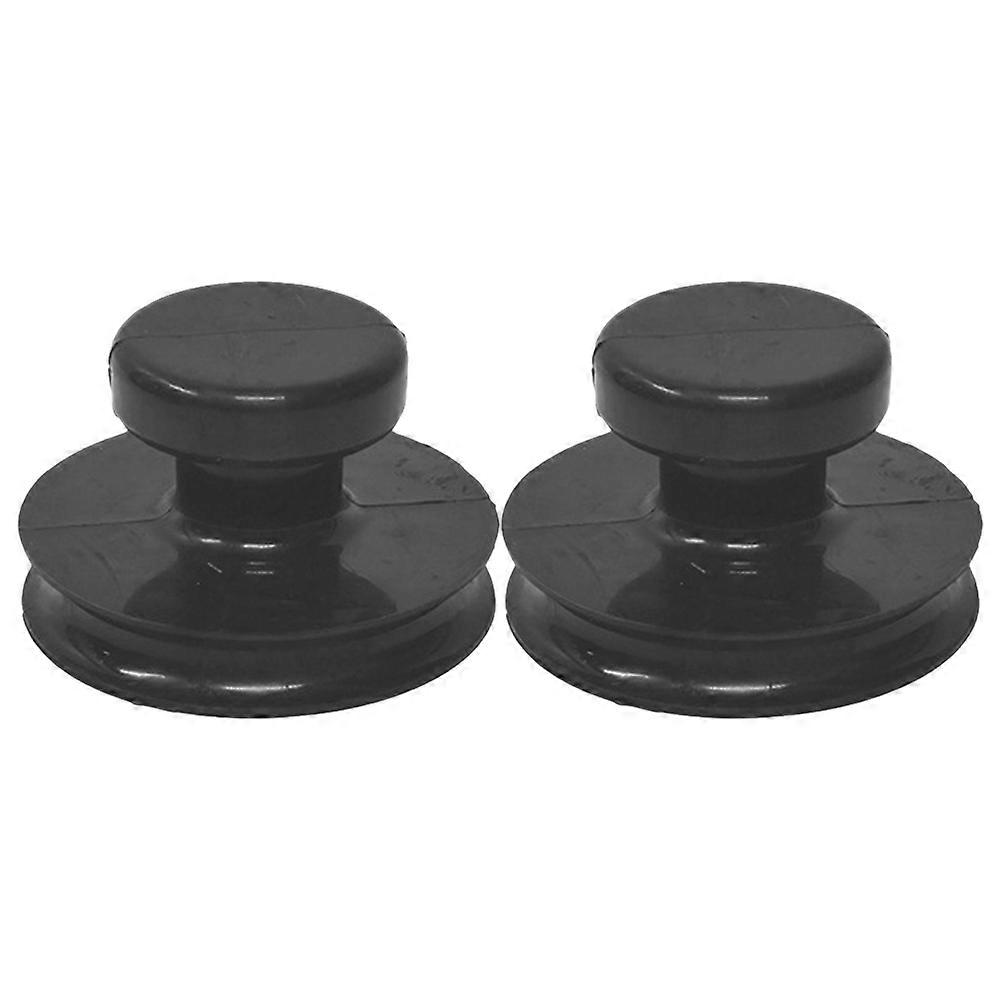 Bowl Suction Handle Replacement Suction Cup Sound Bowl Accessory Stable Fixation Round 2Pcs