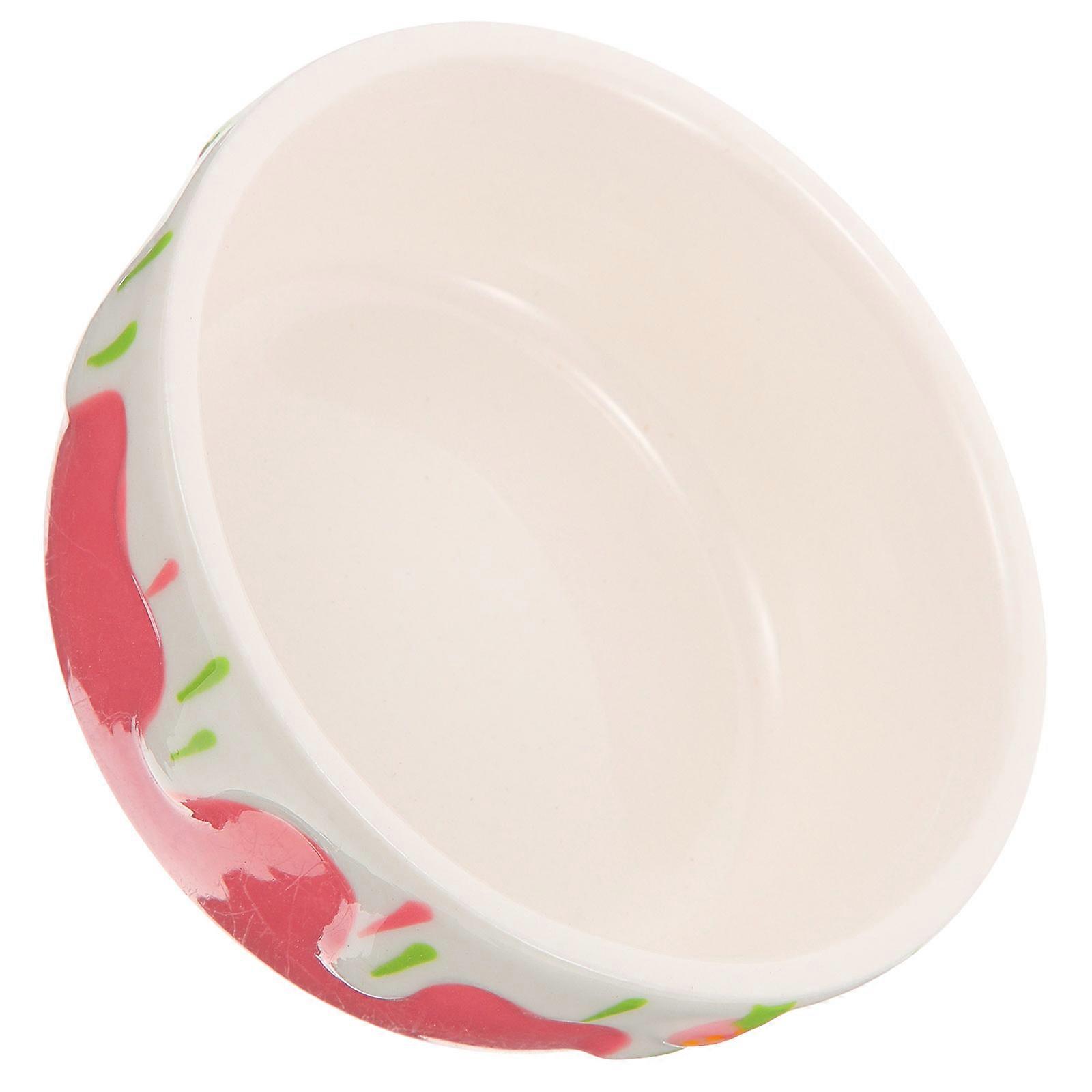 Ceramic Hamster Food Bowl for Small Animals – Clean & Efficient Feeding Dish for Guinea Pigs, Rabbits, and Hedgehogs
