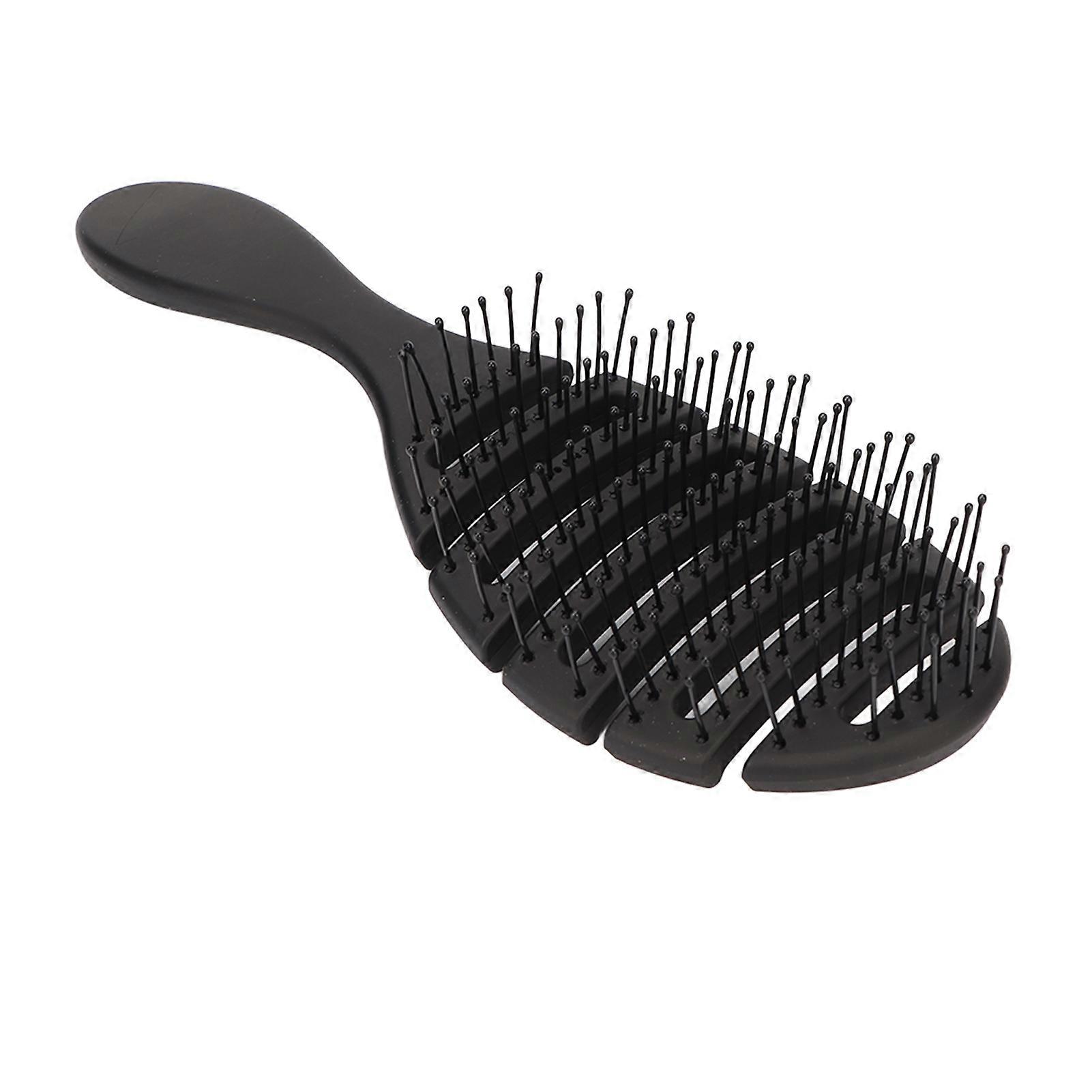 メンズビアードデタングラーブラシブラックエラスティックオリジナルデタングリングヘアブラシホーム&サロン用