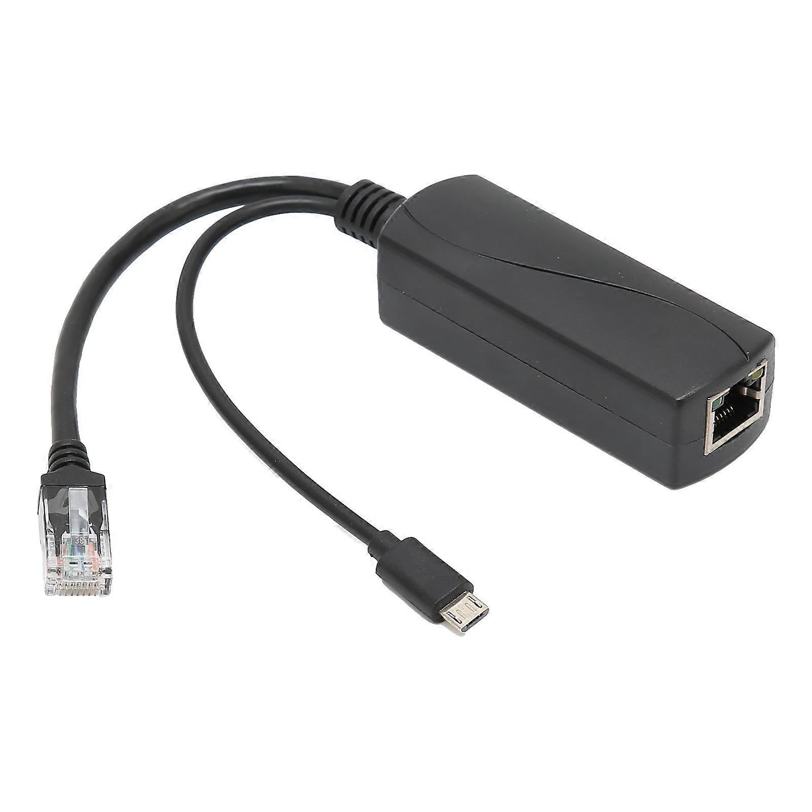 USB Interface Isolation Protection Support IEEE 802.3af Active POE Splitter Adapter for Homes Offices