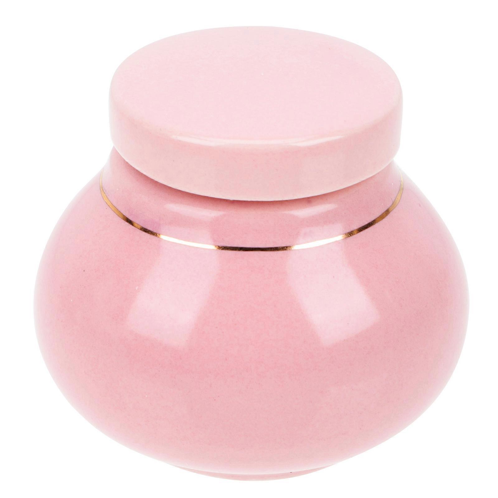 Ceramic Refillable Cream Jar for Travel and Home Use – Durable, Attractive Container for Lotions, Powders, and Beauty Products