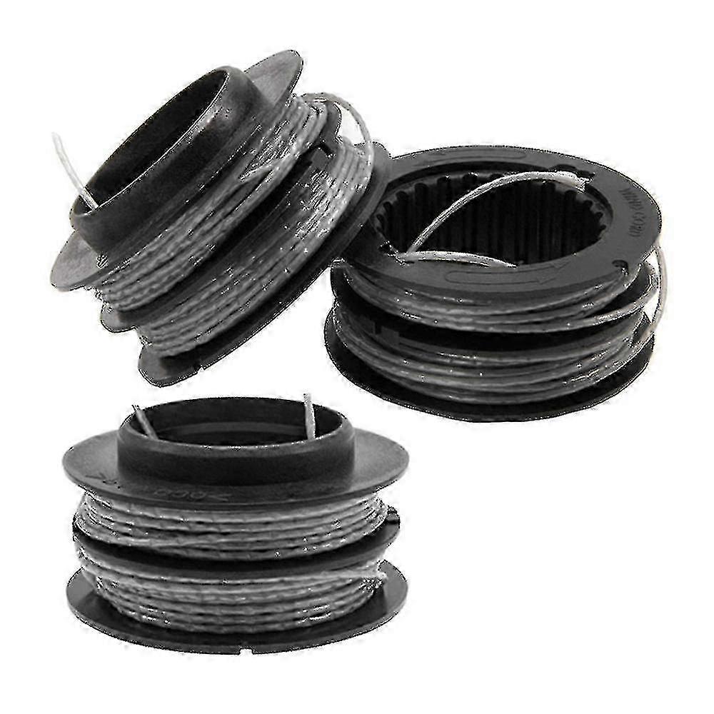 3 Pack 0.080-inch 80v Front Mount String Trimmer Spool Compatible With Greenworks--
