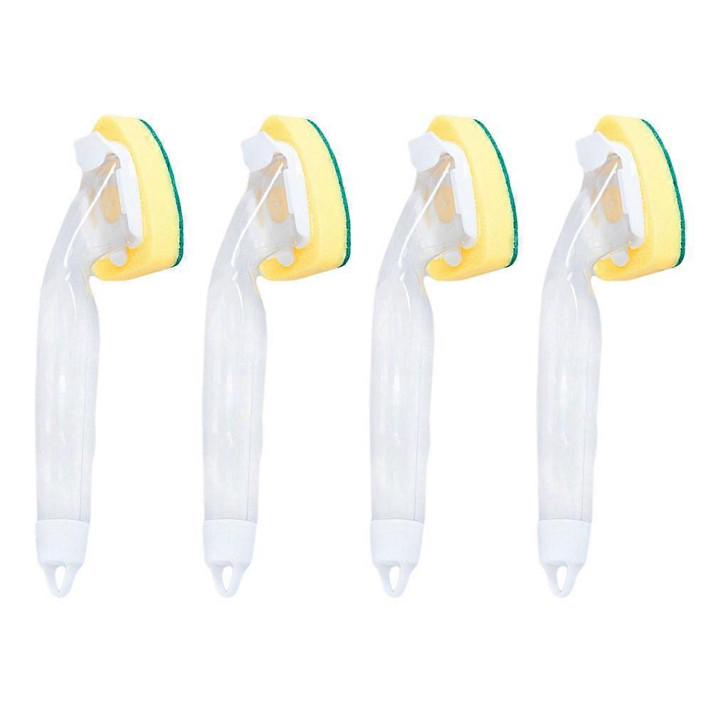 PP Sponge Cleaning Brush Long Handle For Restaurant