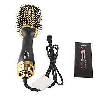 3 in 1 Haarstylingbürste 3 Gänge Schnell trocknende Glättung Lockenstab Nylon Lockenstab Glätteisen US Plug 110VYMMR)
